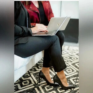 J.Crew café trouser size 4 black ankle slacks great condition